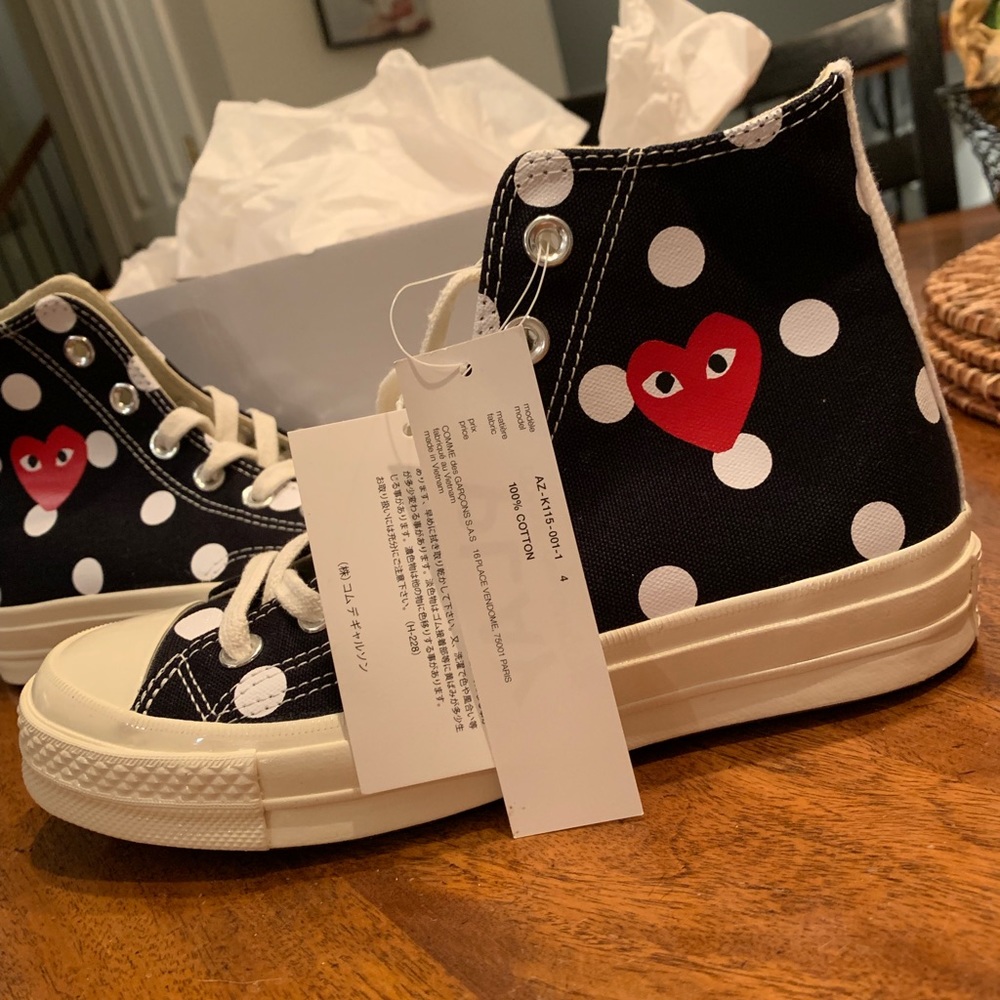 COMME DES GARÇON PLAY converse